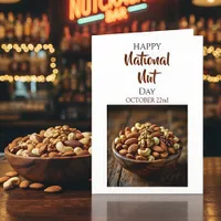 Happy National Nut Day | October 22nd  Card