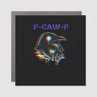 F-Caw-F Halloween Music Party Essential Car Magnet