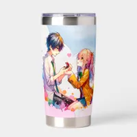 Marriage Proposal | Anime Couple Insulated Tumbler
