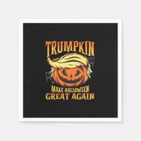 Trumpkin - Donald  Make Halloween Great Again  Napkins