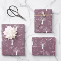 Graceful Deer Harmony: Fawn-themed Gift Wrapping Paper Sheets