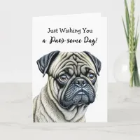 Wishing You a Good Day | Dog Pun Card