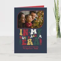 Classic Retro Fun Retro Christmas Photos Holiday Card