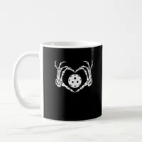 Halloween Pickle Skeleton Heart Hands Fun Design Coffee Mug