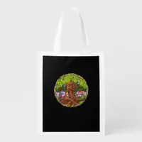 Forest Gnomes Cottagecore Goblincore Fairycore Grocery Bag