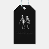 Till Death Do Us Part To The Grave Classic Design Gift Tags
