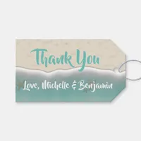 Personalized Thank You Beachy Wedding  Gift Tags