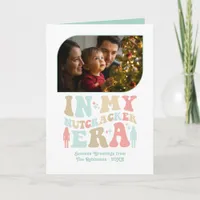 Peppermint Cream Fun Retro Christmas Photos Holiday Card