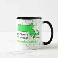 Lyme Disease Awareness in Massachusetts Coffee Mug