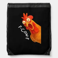 F-Caw-F Chicken Essential Minimal Clean Drawstring Bag