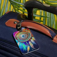 Colorful Mystical Dreamcatcher   Luggage Tag