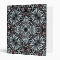 Silver Spider :Geometric Fractal Art Album Binder