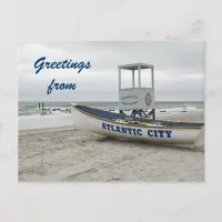 Greetings from Atlantic City New Jersey Postcard