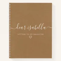 Kraft Dear Daughter Keepsake Memory Notebook