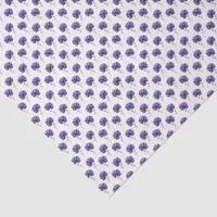Abstract Purple Flower Doodle Art Style Tissue Paper