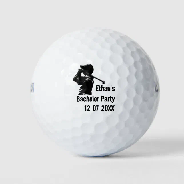 Golfer Bachelor Party Golfing trip Classic Stylish Golf Balls