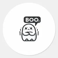 Boo Of Disapproval Funny Quote Classic Round Sticker