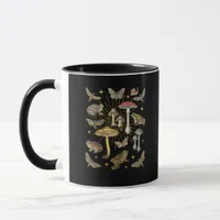 Cottagecore Aesthetic Mushroom Frog Butterfly Gobl Mug