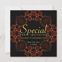 Golden Redz Special Occassion Invitation