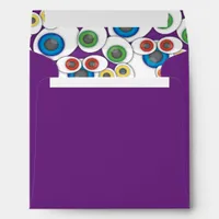 Halloween Cartoon Eyes Square Envelope