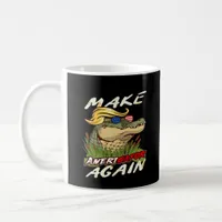 Funny Make Amerigator Again Donald Parody American Coffee Mug