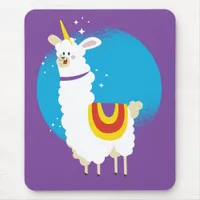 Alpaca Unicorn Mouse Pad