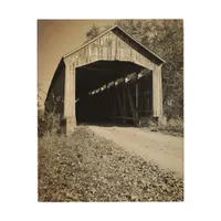 Nevins Covered Bridge Parke County Indiana Wood Wall Decor
