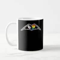 Bone Hands Heart Pride Progress Creative Style Coffee Mug
