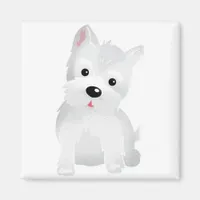 Westie dog magnet