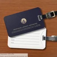 Professional Gold Seal Logo Luggage Tag