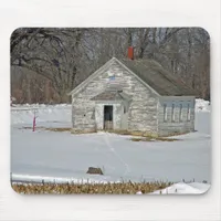 Wintertime School Mouse Pad