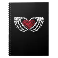 Skeleton Hands With Heart Classic Notebook