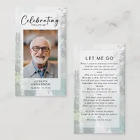 Memorial Prayer Card | Forest