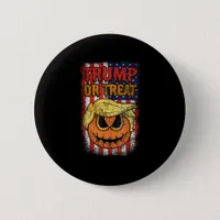 Trumpkin Or Treat Funny Halloween Trumpkin Button