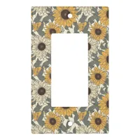 Sunflowers Pattern Light Switch Cover