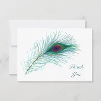 Thank You Notes, Peacock Feathers