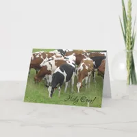 Holy Cow It's Your Birthday  Card