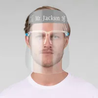 Science Teacher Custom Name Plastic Protective Face Shield