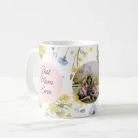 Best Mom Ever Wildflower Photo Coffee Mug