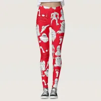 UFO, Alien, Bigfoot Cryptid Leggings