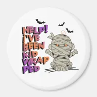 Funny Kidwrapped Mommy Baby Orange ID683 Magnet