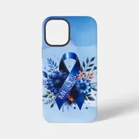 Myalgic Encephalomyelitis ME/CFS Awareness Ribbon iPhone 12 Mini Case