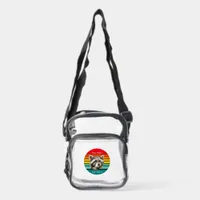 Trash Panda Raccoon  Clear Crossbody Bag