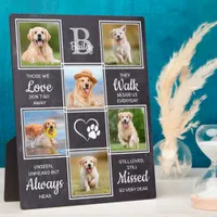 Pet Memorial Dog Keepsake Sympathy Quote Pet Loss Plaque