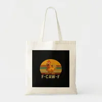 F-Caw-F Chicken Essential Vintage Graphic Tote Bag