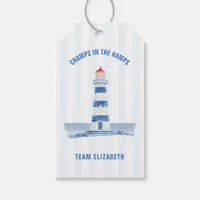 Champs in the Hamps Coastal Chic Bachelorette Gift Tags