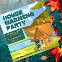 Modern Housewarming Party Invitation