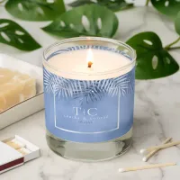 Lush Palm Leaf Wedding Windsor Blue ID956 Scented Candle