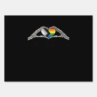 Bone Hands Heart Pride Progress Creative Style Sign