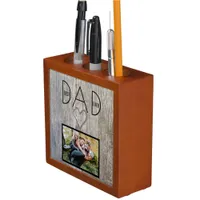 Best Dad Ever, Our Super Dad Father's Day Photo Desk Organizer